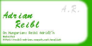 adrian reibl business card